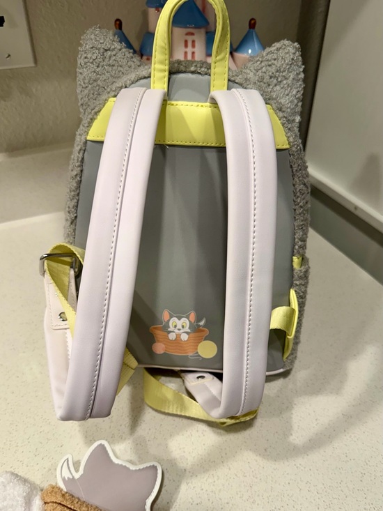 Loungefly Pinocchio Figaro Plush Backpack with matching Ears Headband main image 4